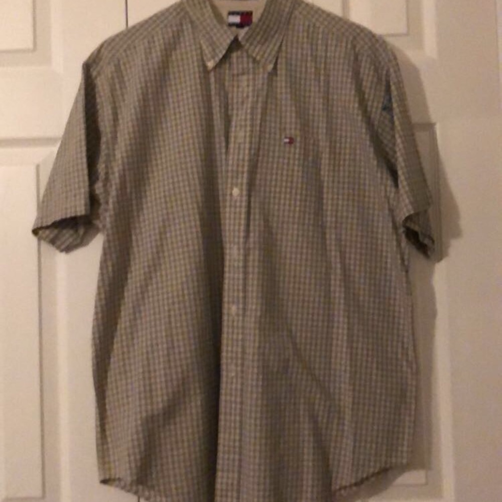 Tommy Hilfiger Polo Shirt Size Large Vintage